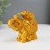 NECK Polystone Bronze "Elephant with Cash toad on the back" 7.5x9.3x5.2 cm