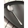 Spoon of stainless steel magistro Elegance, length 20.5 cm, suspension, thickness 2 mm, silver color