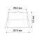 Luminer built -in LED NovOCH. Tran, 6W, LED, 52x74x74 mm, white color