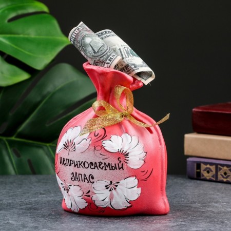 The piggy bank "SPEC - untouchable stock" red, 17cm-2
