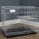 A cell for dogs and cats, a two -tier 61 x 42 x 50 cm, white