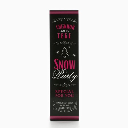 Toilet water for the New Year "Snow Party", 100 ml.-4