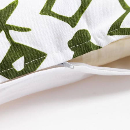 Decorative pillowcase 40x40 cm, Ethnos Green, 100% cotton-1