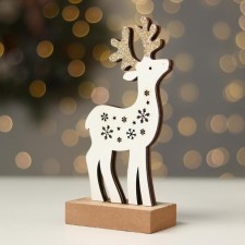 New Year's decor with backlight 
