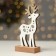 New Year's decor with backlight "Snow Deer"