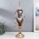 Interior metal souvenir, glass "Mosaic" gold 56.5x15x24 cm