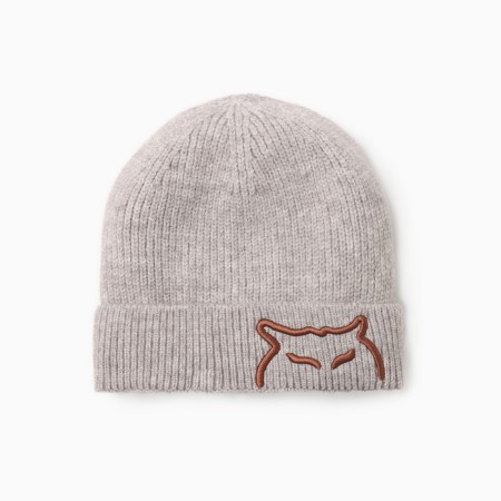 Children's hat minku, gray color, rr 48-50