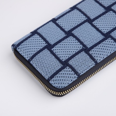 Women's wallet with lightning, blue color-2