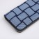Women's wallet with lightning, blue color