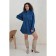 Dress shirt female Eliseeva Olesya, size 42, blue color