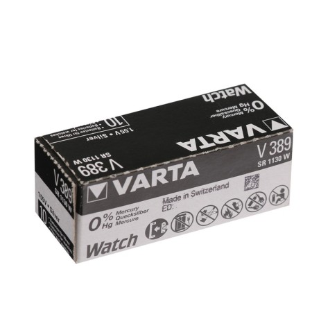 Battery VARTA Silver Oxide, 389 - 1bl, 1.55 V, blister, 1 pc.-2
