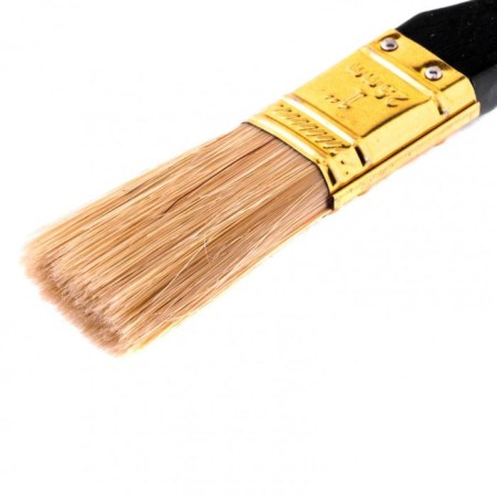 Brush flat MTX 83150, "pro", natural bristles, wooden pen, 1 "-1