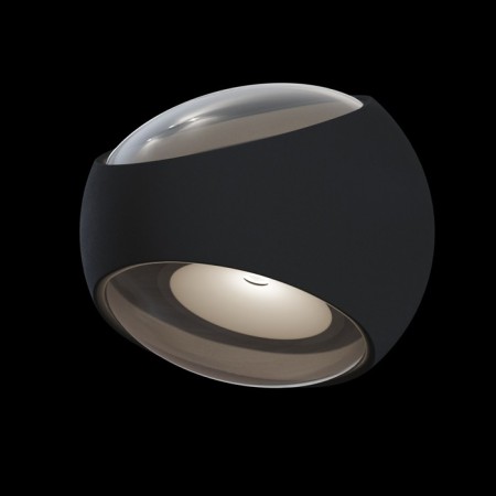 Bra Outdoor O032WL-L6B3K, LED, 6.4 W, 69x72x69 mm, 306 lm, 3000k, black-5