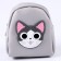 Bag for the doll "Cute cat", color gray color