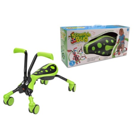 Cunning SCRAMBLE BUG "grasshopper", green color