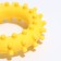 Toy "Ring with spikes No. 1", 5.6 cm, yellow