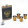 Gift set 6 in 1 Emblem of Russia: Flake 270 ml, 4 glasses, funnel, 24 x 17 cm