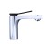 Bronze de Luxe ELEMENT EL02XCB sink mixer, pour 130 mm, brass, chrome/black