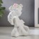 Polystone souvenir "Snowty angel in a wreath of roses" MIX 8.8x8.3x5.2 cm
