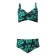 Separate swimsuit, green color, size 52