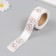 Stick Paper "Golden Flowers. Thank you" d = 2.5 cm 500 pcs in roll
