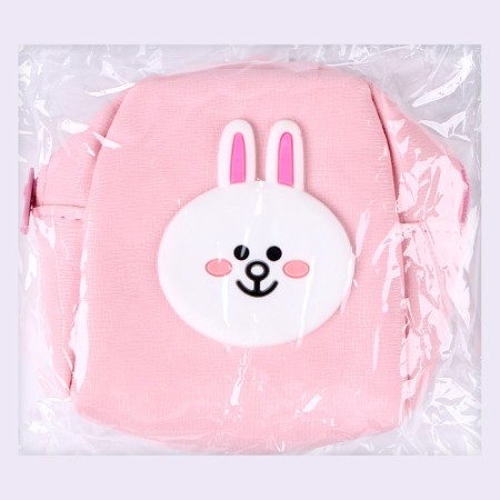 Bag for the doll "Cute rabbit", pink color-6