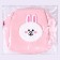 Bag for the doll "Cute rabbit", pink color