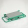 Bench-shift for giving nika folding 56x30x42.5 cm, green, up to 100 kg, for beds