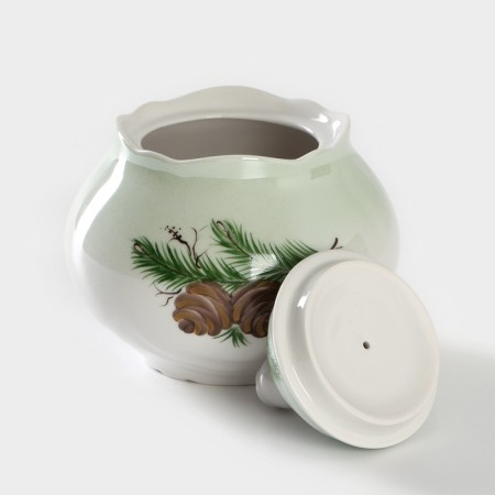 Porcelain sugarian "Cedar branch"-2