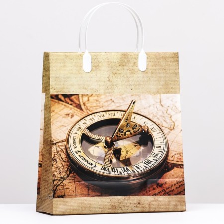 Golden Compass package, soft plastic, 26 x 23 cm, 110 μm