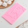 Mold Dolyana "Tropical Leaves", silicone, 20.7 × 12 cm, pink color