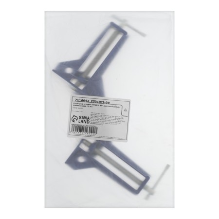Corner tundra clamp, 90 °, screw clamp, aluminum, 75 mm-9