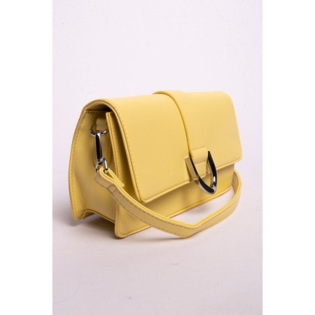 Cross-Body Bag, eco-leather, Ludor yellow, 26x7x14 cm-1
