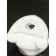 Porcelain capacity for honey with a spoon Bellatenero "Bear", 280 ml, white color