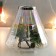 Glass candlestick, metal for 1 candle "Drop" MIX D-4 cm 14x14 cm