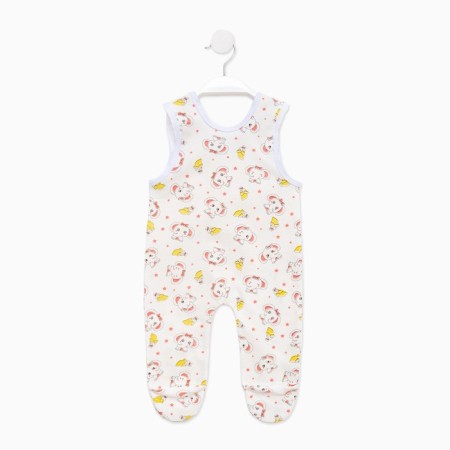 Long baby sliders, white color/elephant, height 68 cm-2