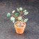 Souvenir in a pot "Energy tree. Green adventurine", natural stone, 9 x 3.5 cm