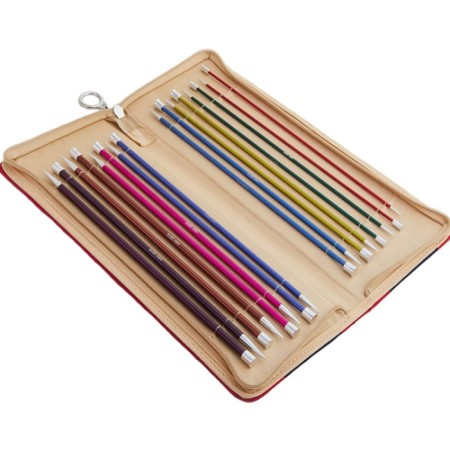 A set of aluminum straight spokes Zing Knitpro, 35cm, 47407