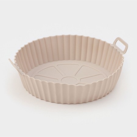Baking form in the Airgril of the Dolyan, silicone, d = 20 cm, beige color-1
