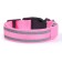 Collar with backlight double strip size S, Osh 35-43 x 2.5 cm 3 glow mode pink