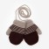 Mittens double for a boy, color mix, 1-2 years old