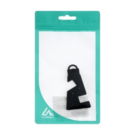 Luazon phone stand, keychain, folding, black-7
