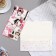 Money envelope "Universal" glasses, perfume, white tone, 17x8.8 cm