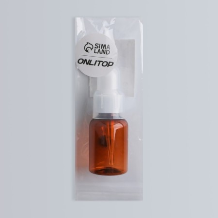 A bottle for storage, with a pipette, 35 ml, brown/white color-7