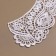 Collar sewing, guipyur, 21 × 6 cm, white color