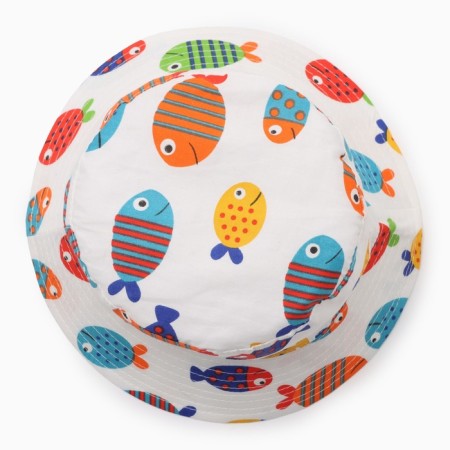 Panama Children's KAFTAN "Fish" R.48 White-4