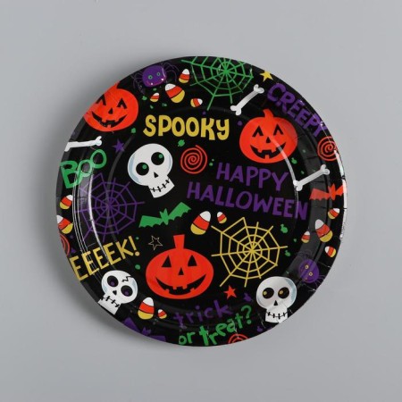 Paper plate "Halloween", set of 10 pcs.