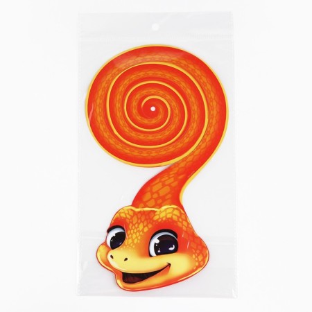 Christmas tree toy, suspension - spiral "Snake", 16 x 27 cm-4