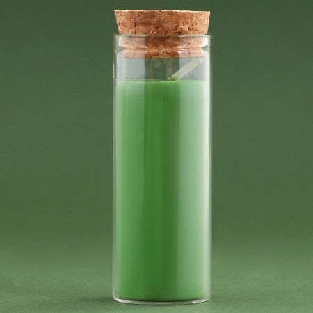 New Year's candle in the spruce cones flask-4