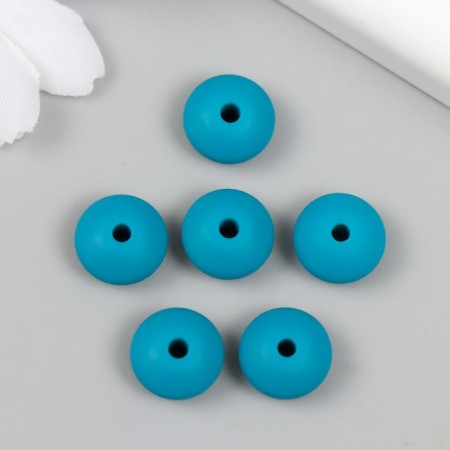 Busina silicone "flattened" blue-green d = 1.2 cm-1